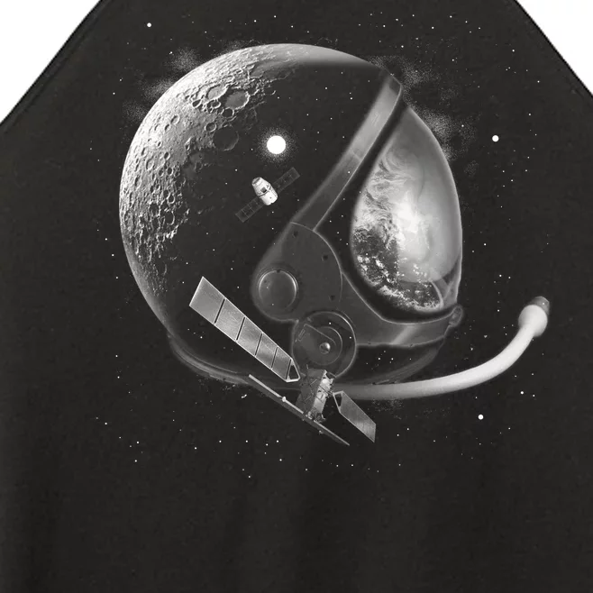 Astronaut Moon Helmet Women’s Perfect Tri Rocker Tank