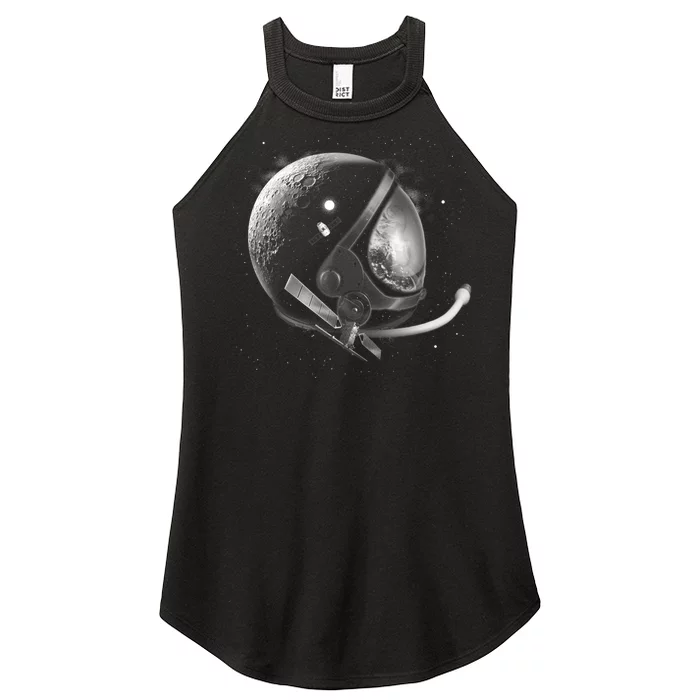 Astronaut Moon Helmet Women’s Perfect Tri Rocker Tank