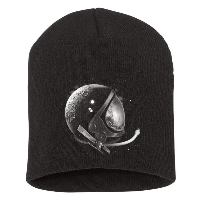 Astronaut Moon Helmet Short Acrylic Beanie