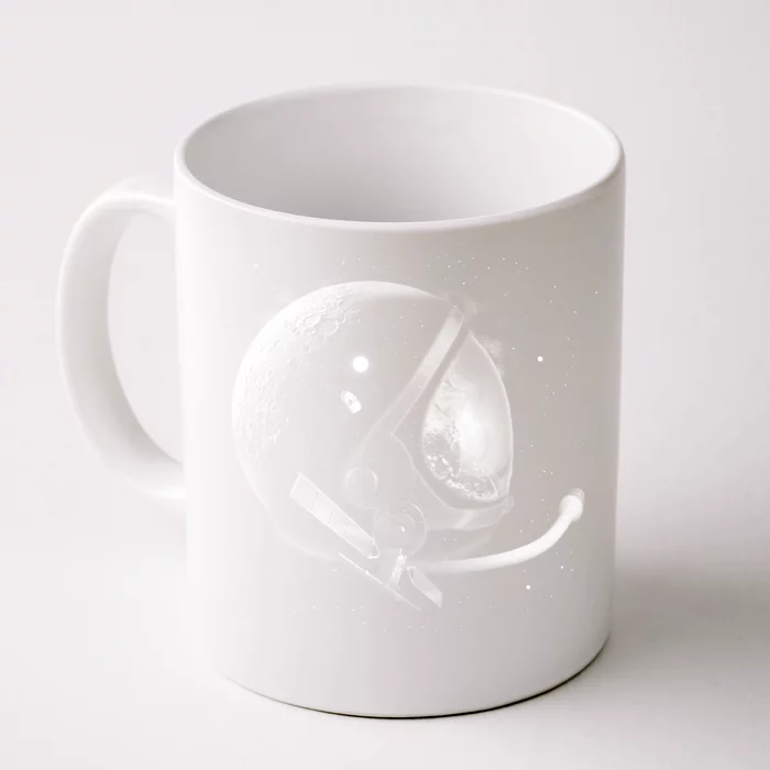 Astronaut Moon Helmet Front & Back Coffee Mug