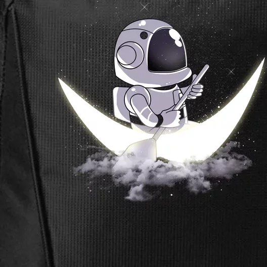 Astronaut Moon Sailing City Backpack