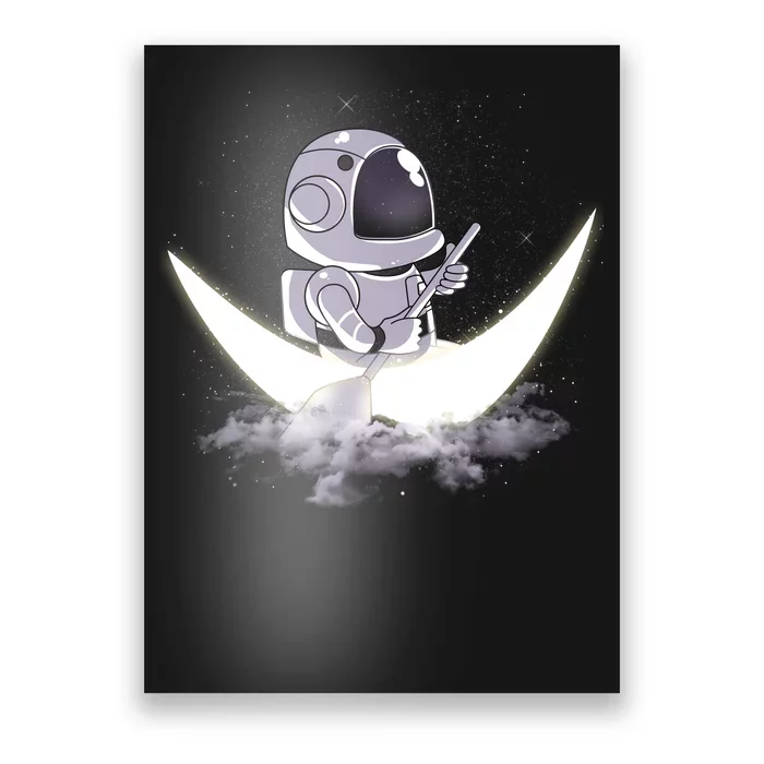 Astronaut Moon Sailing Poster