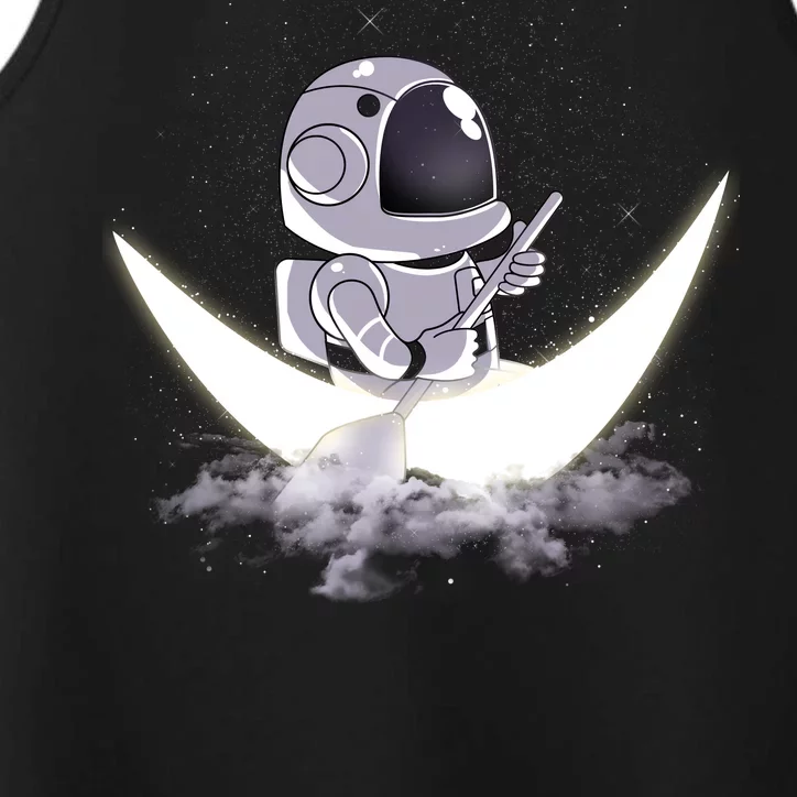 Astronaut Moon Sailing Performance Tank