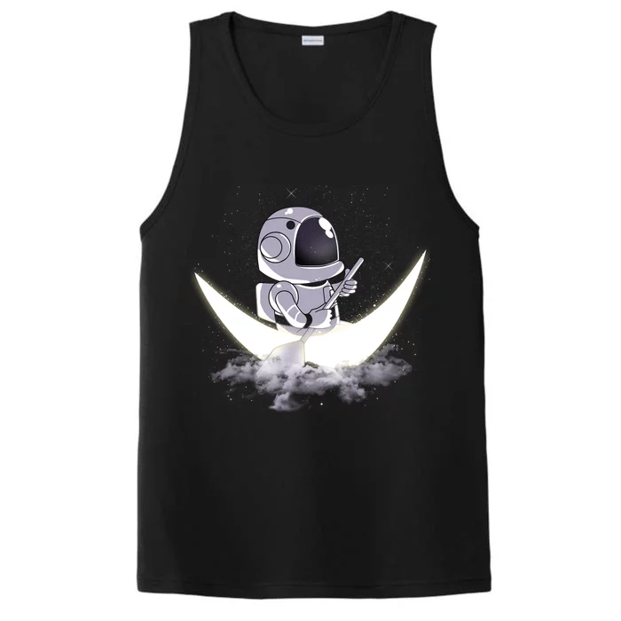 Astronaut Moon Sailing Performance Tank