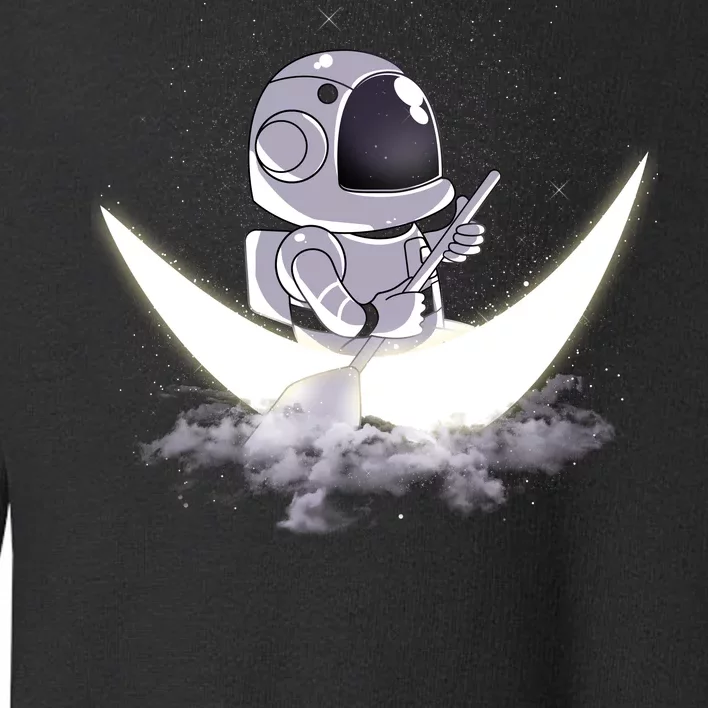 Astronaut Moon Sailing Toddler Sweatshirt