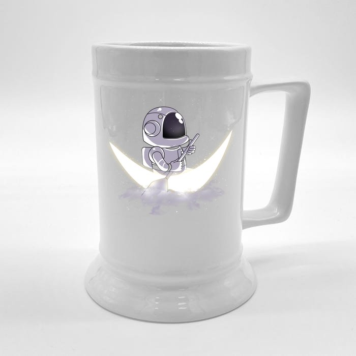 Astronaut Moon Sailing Front & Back Beer Stein