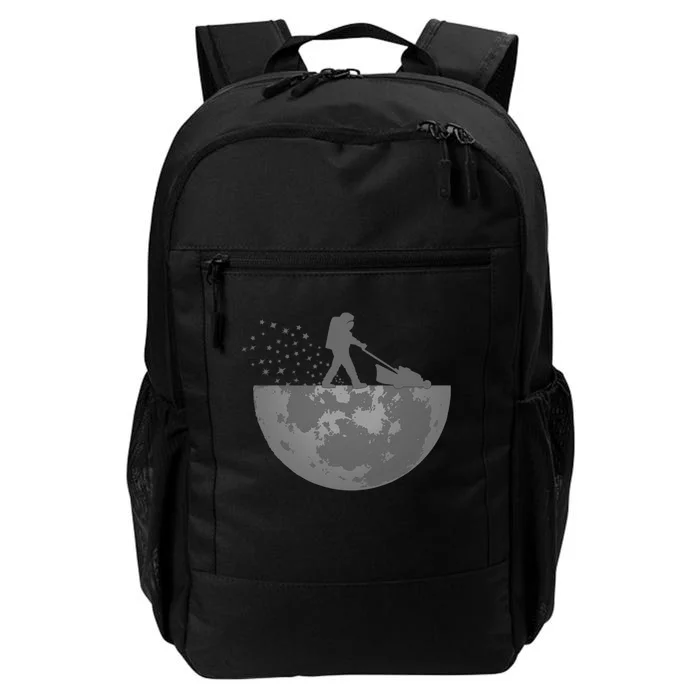 Astronaut Mowing The Lawn On The Moon Daily Commute Backpack