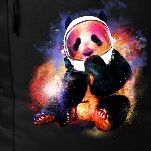 Astronaut Panda Galaxy Splatter Daily Commute Backpack