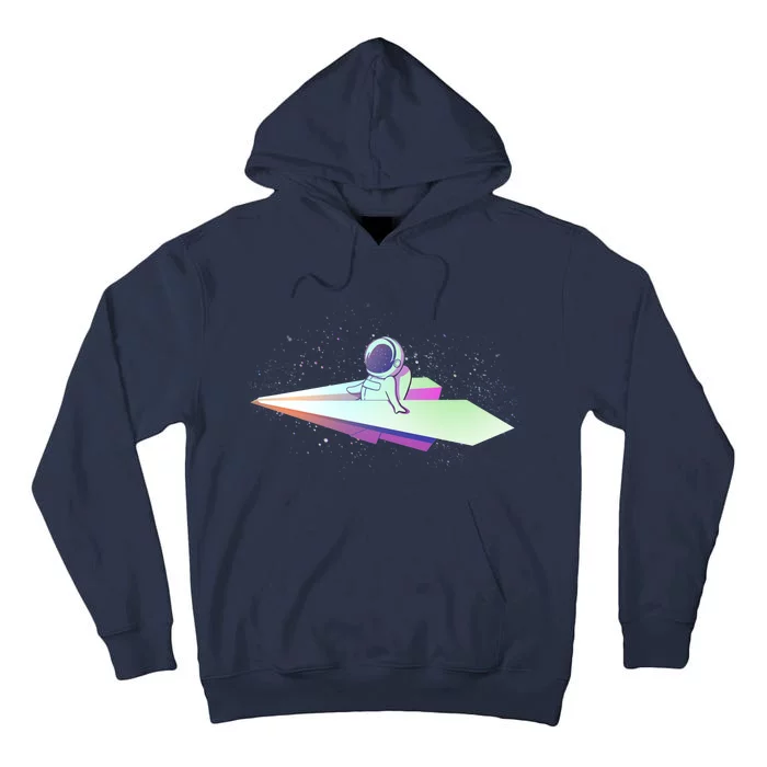 Astronaut Paper Plane Tall Hoodie