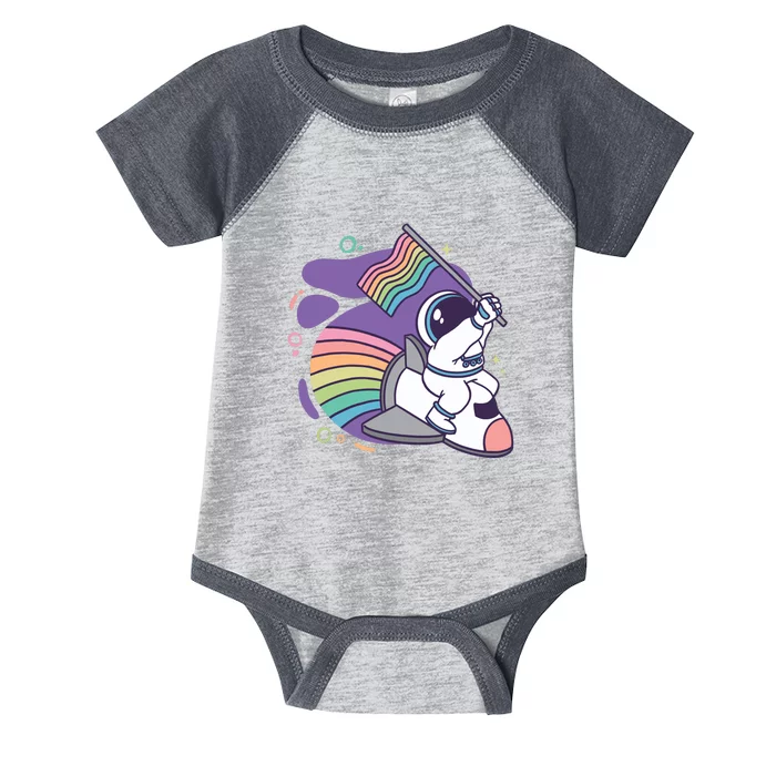 Astronaut Pride Cartoon Infant Baby Jersey Bodysuit