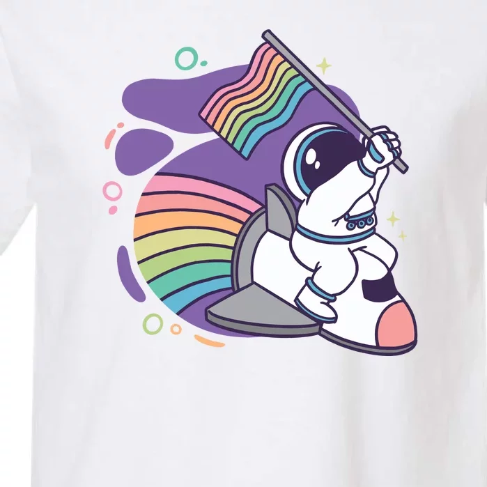 Astronaut Pride Cartoon Garment-Dyed Heavyweight T-Shirt