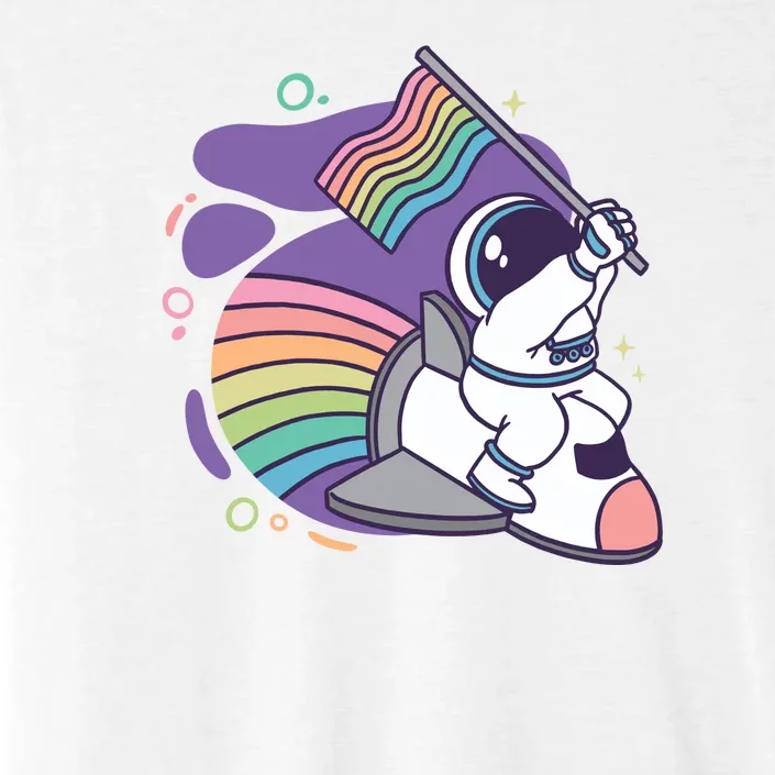 Astronaut Pride Cartoon ChromaSoft Performance T-Shirt