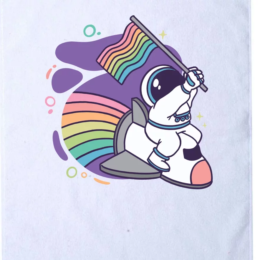 Astronaut Pride Cartoon Platinum Collection Golf Towel