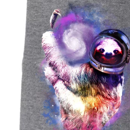 Astronaut Sloth Hanging In Space Doggie 3-End Fleece Hoodie