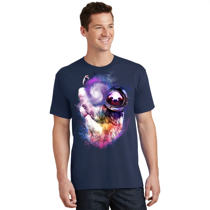 Astronaut Sloth Hanging In Space T-Shirt