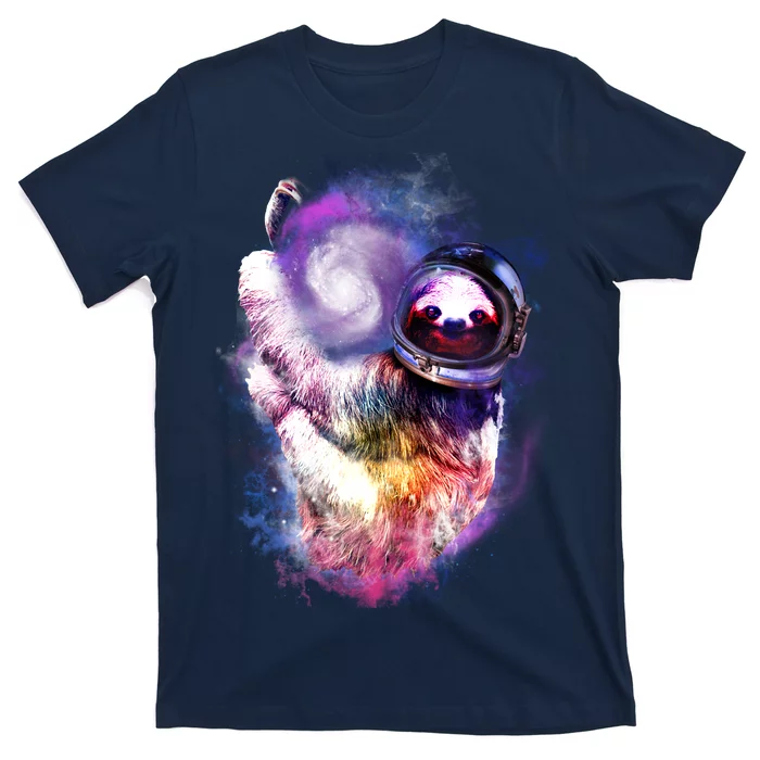 Astronaut Sloth Hanging In Space T-Shirt