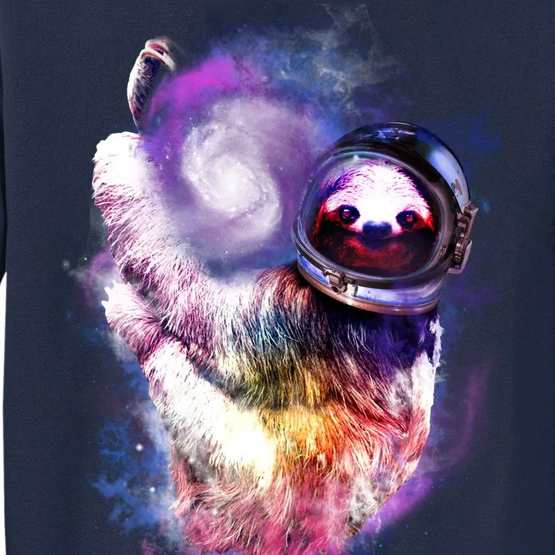 Astronaut Sloth Hanging In Space Tall Sweatshirt