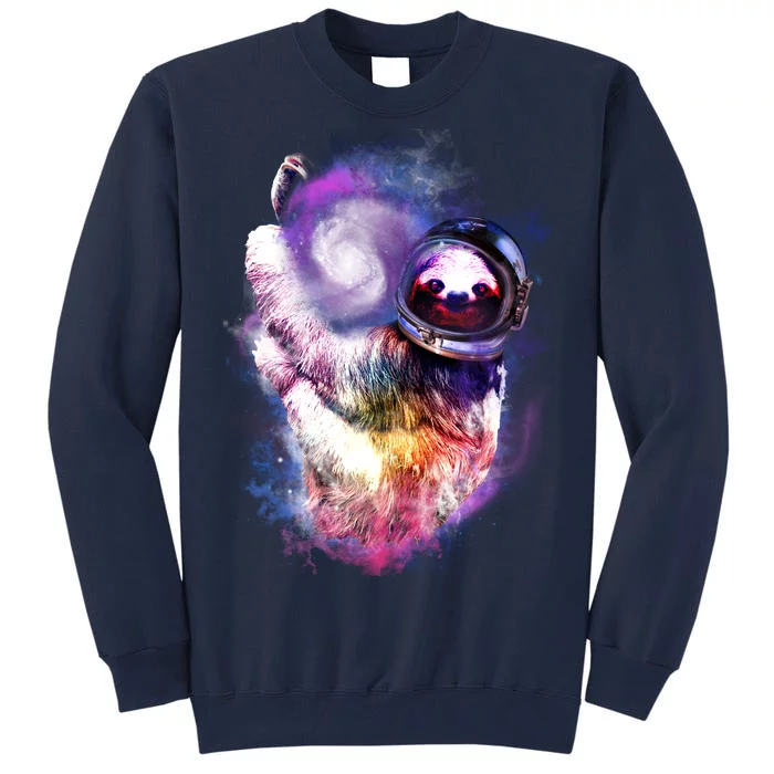 Astronaut Sloth Hanging In Space Tall Sweatshirt