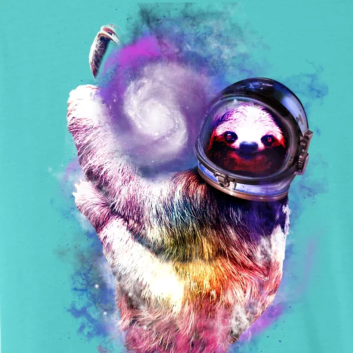 Astronaut Sloth Hanging In Space ChromaSoft Performance T-Shirt