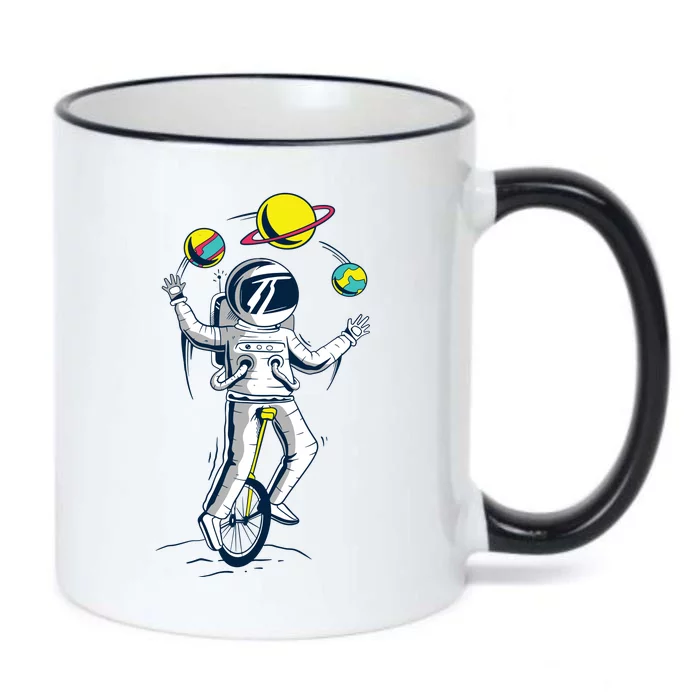 Astronaut Space Juggler Black Color Changing Mug