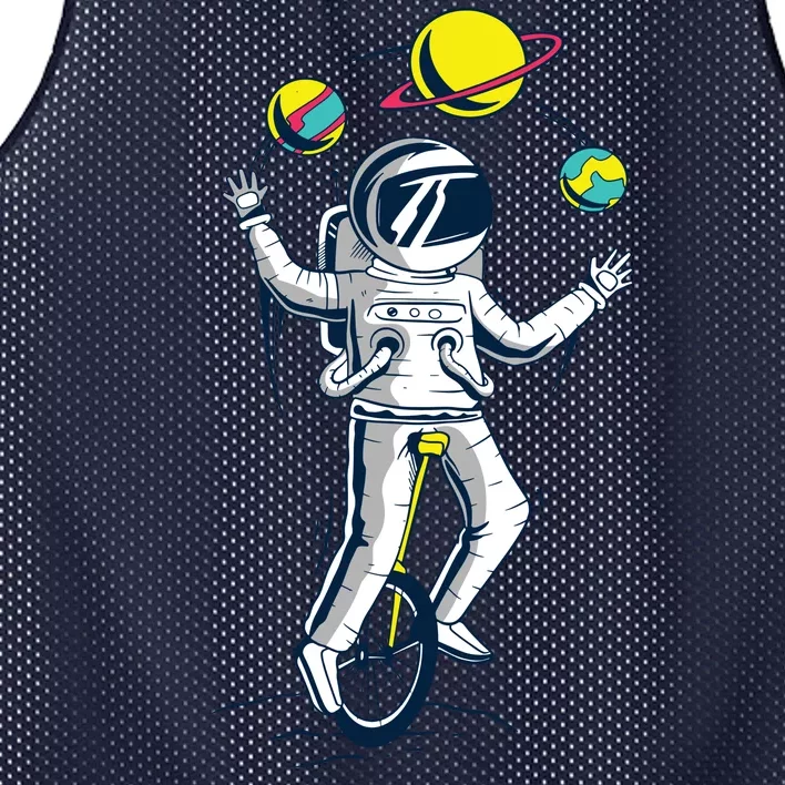 Astronaut Space Juggler Mesh Reversible Basketball Jersey Tank