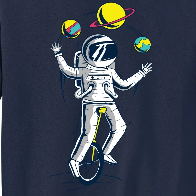 Astronaut Space Juggler Tall Sweatshirt