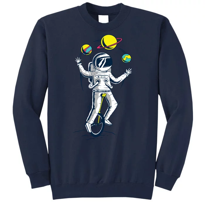 Astronaut Space Juggler Tall Sweatshirt