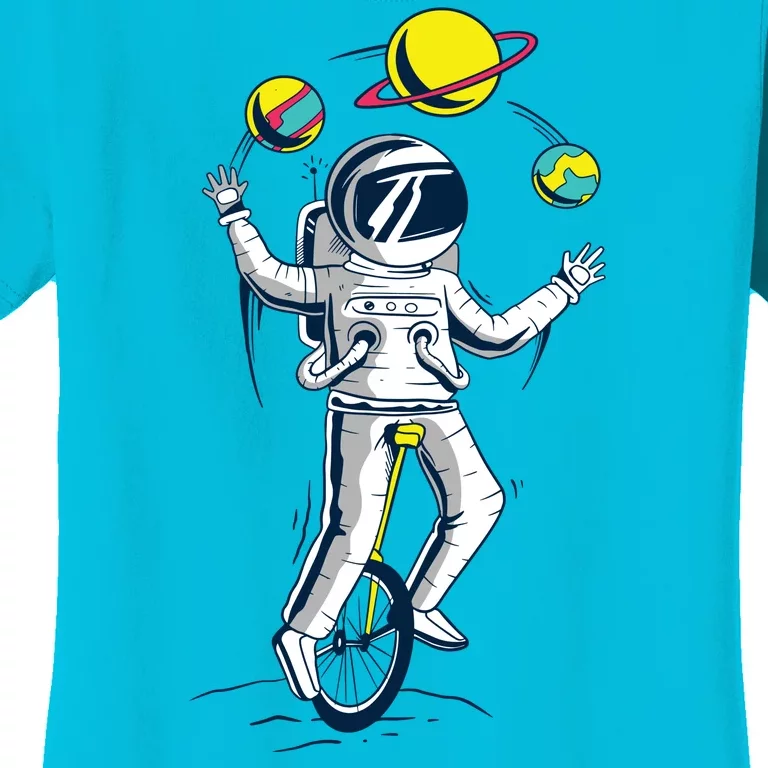 Astronaut Space Juggler Women's T-Shirt