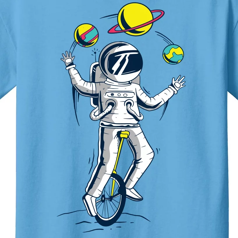 Astronaut Space Juggler Kids T-Shirt