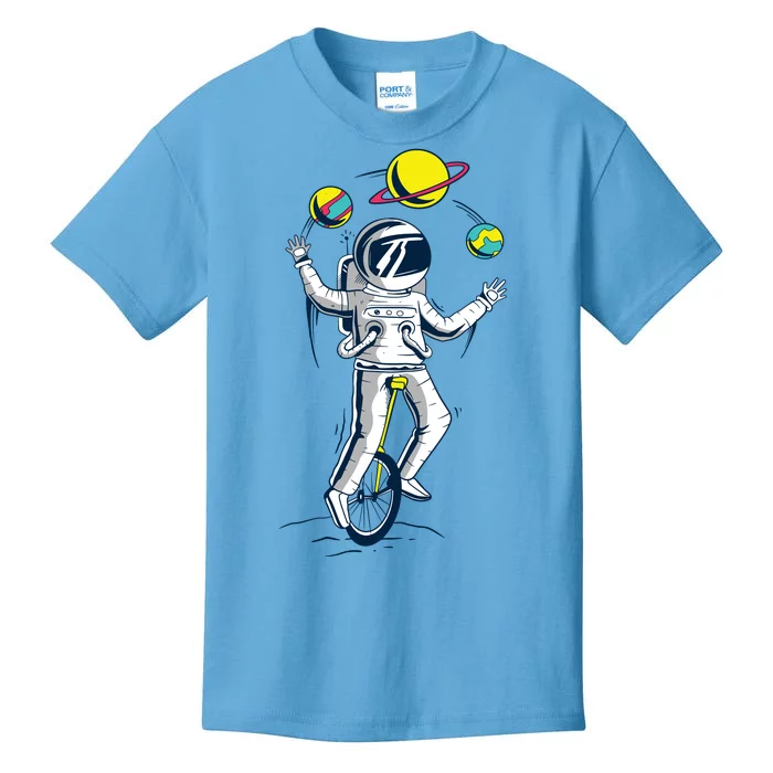 Astronaut Space Juggler Kids T-Shirt