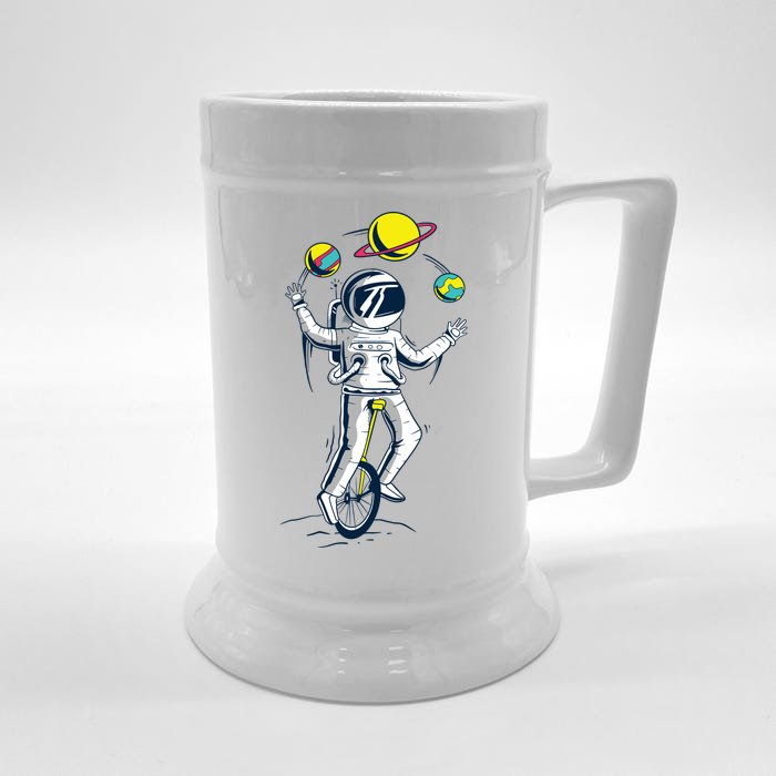 Astronaut Space Juggler Front & Back Beer Stein