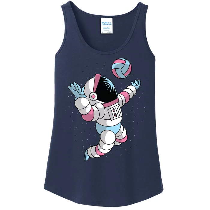 Astronaut Space Volleyball Ladies Essential Tank