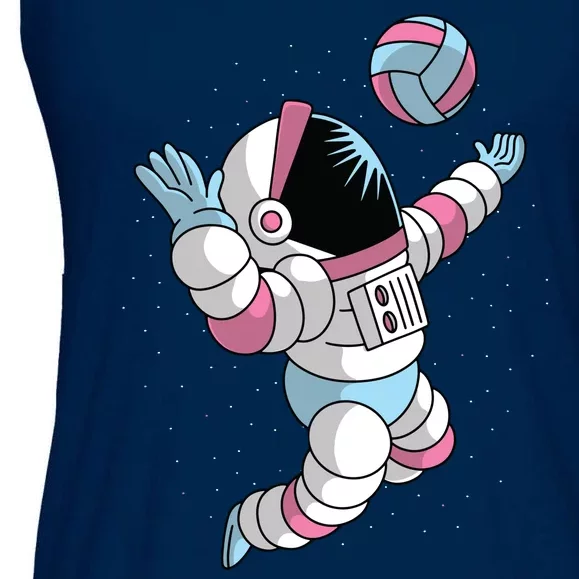 Astronaut Space Volleyball Ladies Essential Flowy Tank