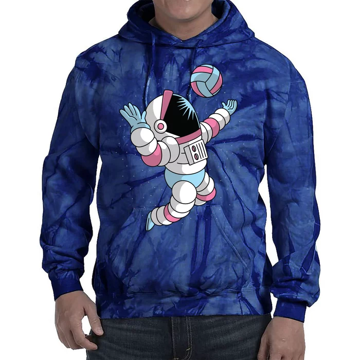 Astronaut Space Volleyball Tie Dye Hoodie