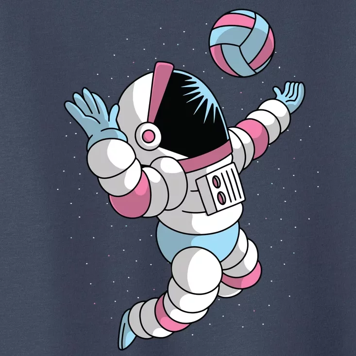 Astronaut Space Volleyball Toddler T-Shirt