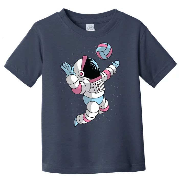 Astronaut Space Volleyball Toddler T-Shirt