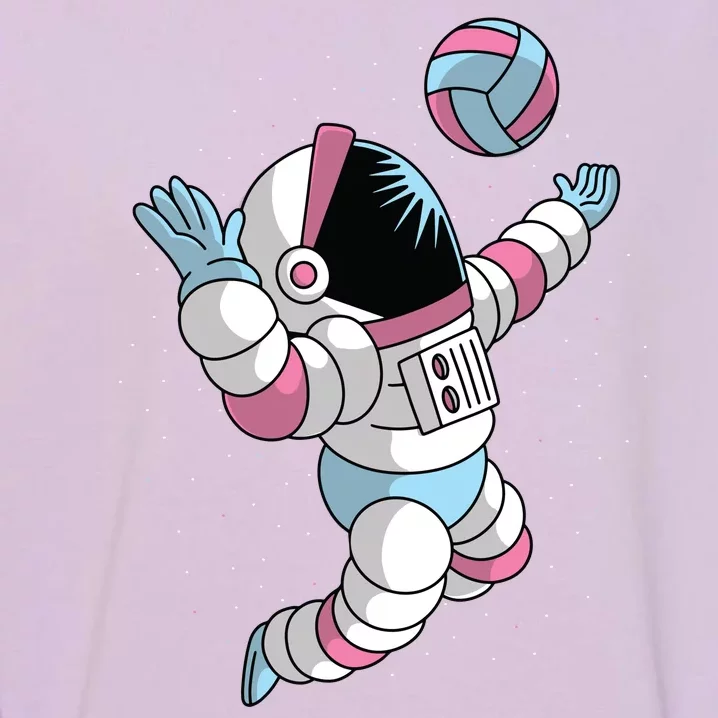 Astronaut Space Volleyball Garment-Dyed Sweatshirt