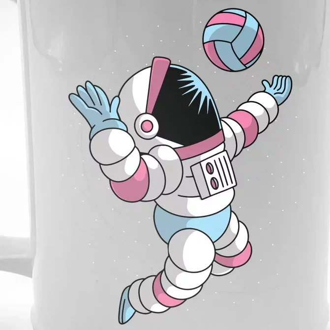 Astronaut Space Volleyball Front & Back Beer Stein