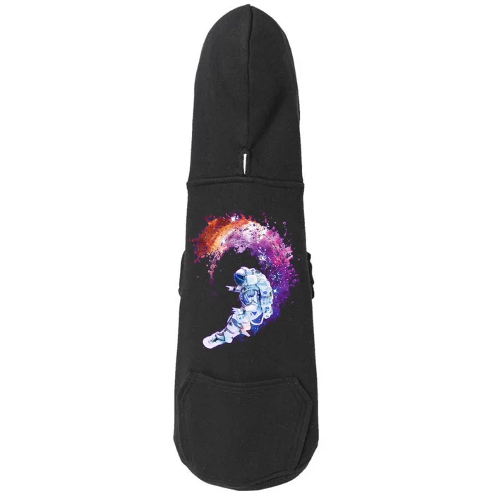 Astronaut Surfing Doggie 3-End Fleece Hoodie