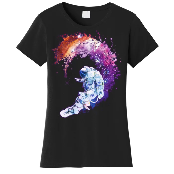 Astronaut Surfing Women's T-Shirt