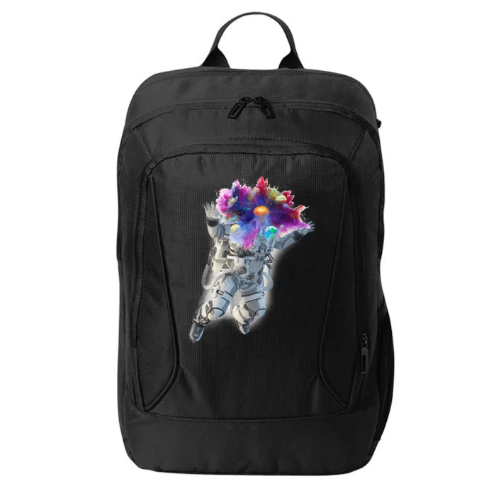 Astronaut Universe Planet Explosion City Backpack