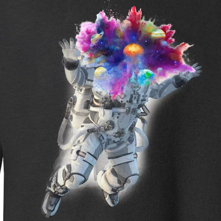 Astronaut Universe Planet Explosion Toddler Sweatshirt