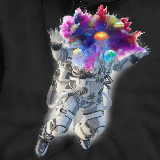 Astronaut Universe Planet Explosion Tie Dye Hoodie