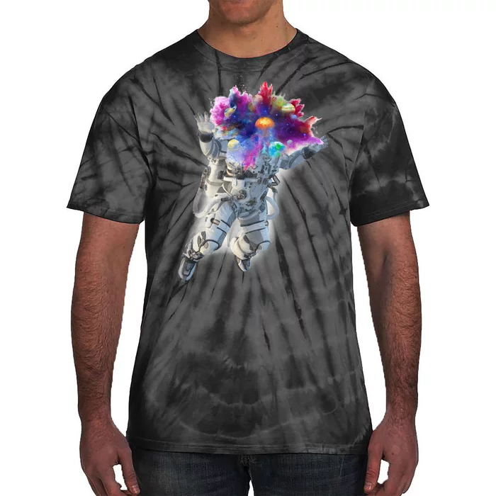 Astronaut Universe Planet Explosion Tie-Dye T-Shirt