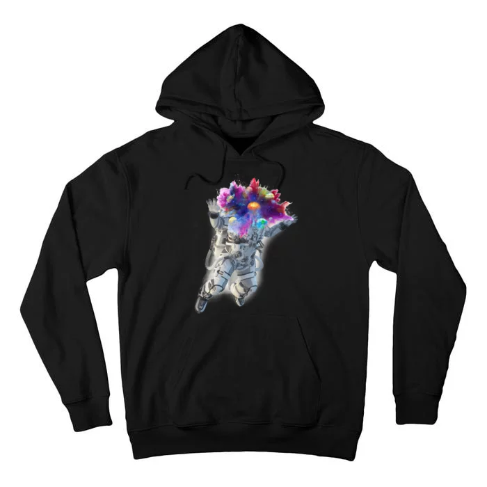 Astronaut Universe Planet Explosion Tall Hoodie