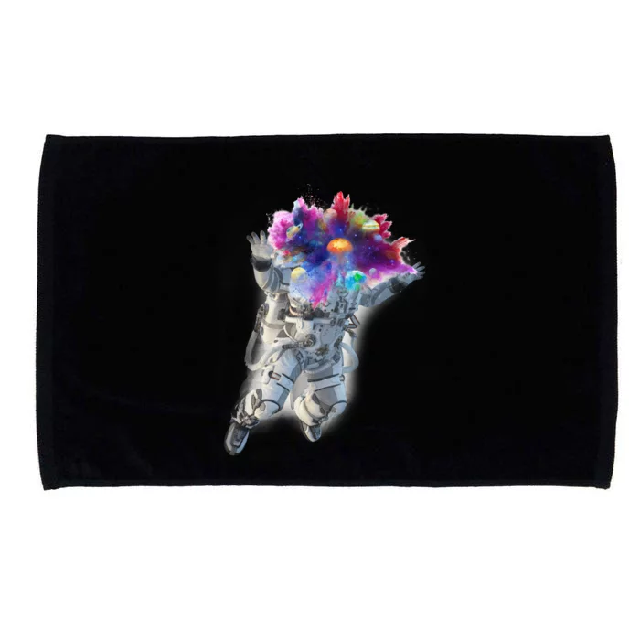 Astronaut Universe Planet Explosion Microfiber Hand Towel