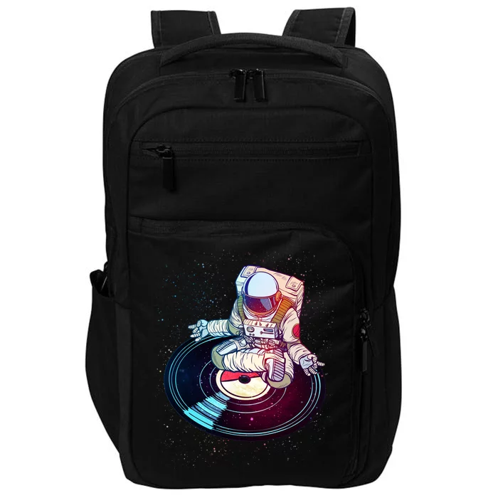 Astronaut Yoga Music Record Impact Tech Backpack