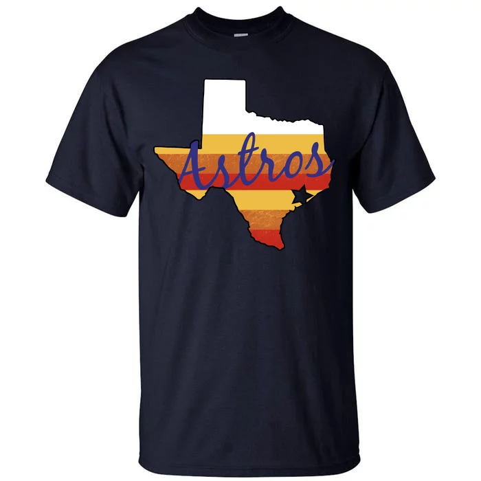 Astros Baseball Vintage Tall T-Shirt