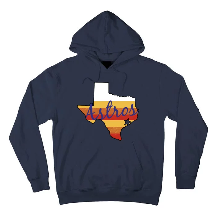 Astros Baseball Vintage Tall Hoodie