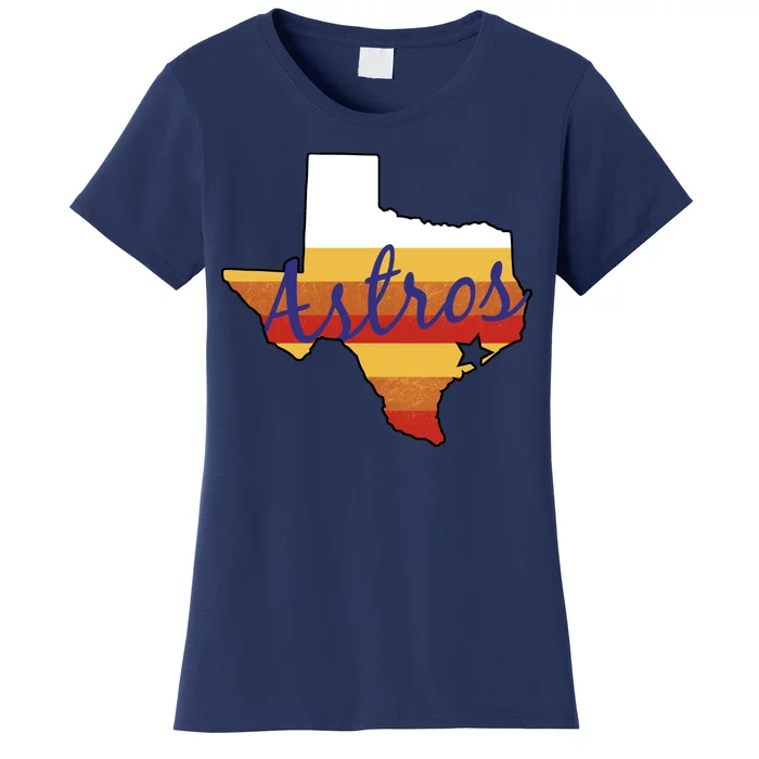 Teeshirtpalace Astros Baseball Vintage Women's T-Shirt